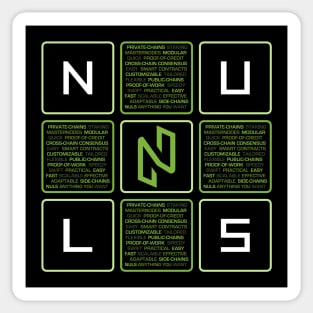 NULS Cubes Sticker